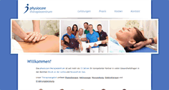 Desktop Screenshot of physiocare.at