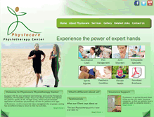 Tablet Screenshot of physiocare.ae